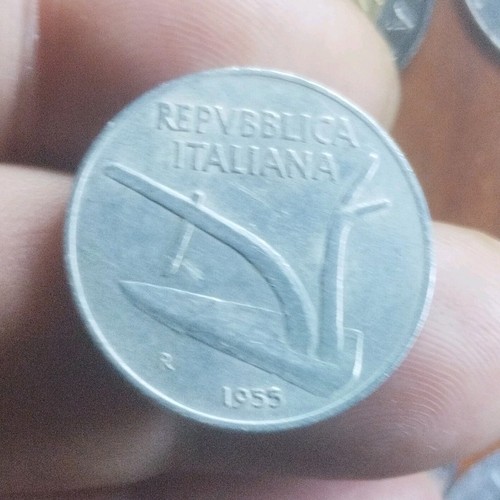 Repubblica italiana lire - italiana, 10