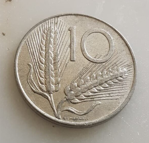 Moneta lire spighe del - del, 1977