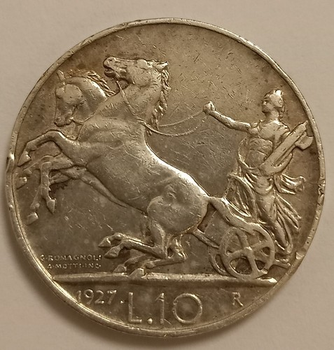 Moneta 1927 italia regno - moneta,