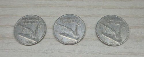 Lotto monete 10 lire - 3,