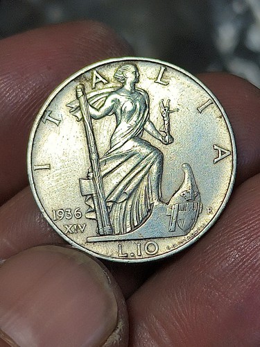 Lire 1936 impero vittorio - 10,