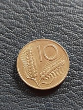 Moneta 10 lire spighe del 1973