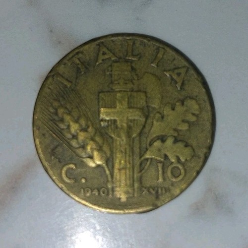 Moneta italia centesimi - moneta, 10