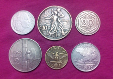 lotto 6 monete 10 Centesimi