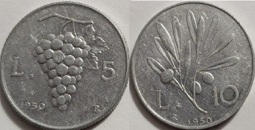Monete repubblica italiana 5 - monete,