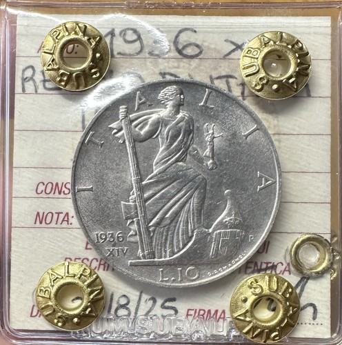 Moneta regno italia 10 - d’italia,