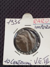 Moneta 10 Lire 1936 Impero