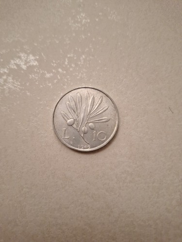 Moneta lire 1949 ulivo - 10,