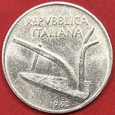 Moneta 10 Lire 1980 "Spighe"