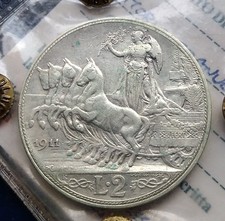 MONETA REGNO 2 LIRE 1911 R2