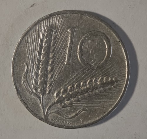 Moneta lire 1955 - 10, 1955.