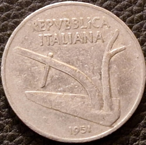 Italia moneta lire 1951 - 10,
