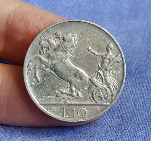 Lire 1927 biga - 10, 1927**