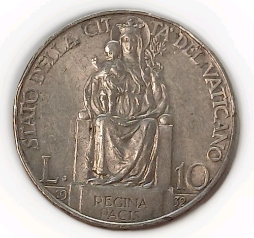 Vaticano moneta lire 1932 - vaticano,