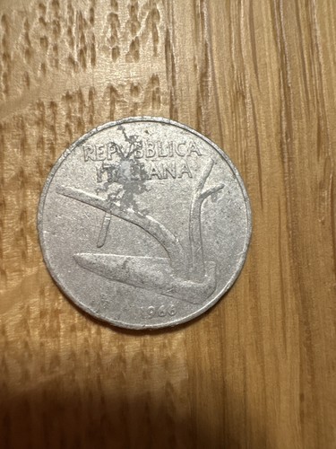 Moneta lire 1966 - 10,