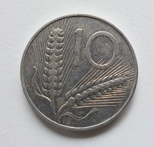 Moneta lire 1974 - 10, rarissima
