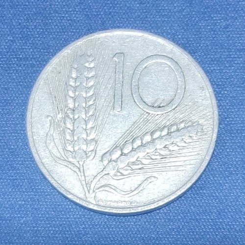 Moneta lire repubblica - moneta, 10