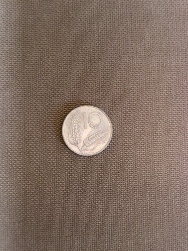 Moneta 10lire con aratro