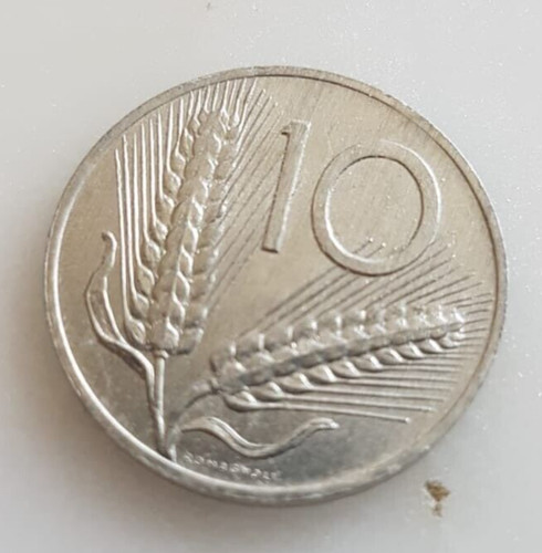 Moneta lire spighe del 1981 - 10,