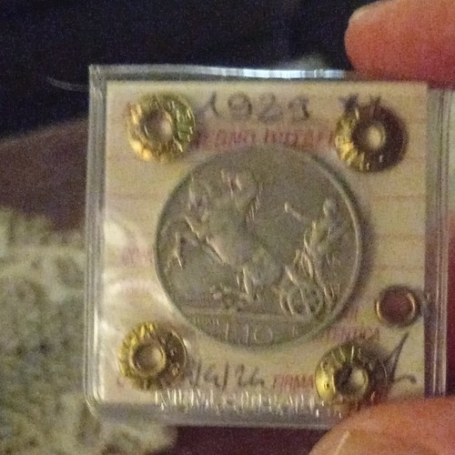 Regno italia lire - regno, biga