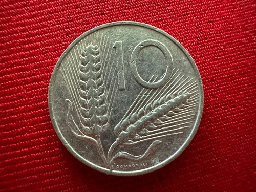 Moneta italia lire - moneta, 1966