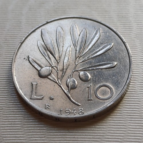 Moneta non comune lire 1948 - moneta,