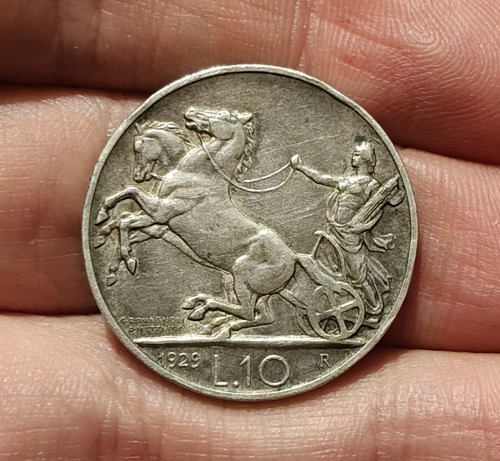 Lire 1929 biga non - 10,