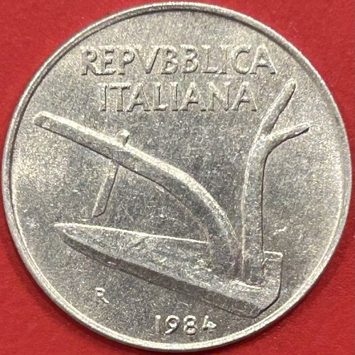 Moneta lire 1984 spighe - 10,