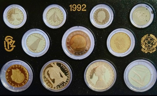 Monete proof 1992 entra - proof,