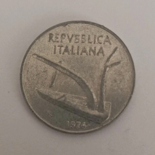 Repubblica italiana lire - repubblica, 10