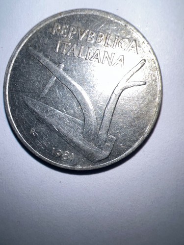 Moneta rara lire del - moneta,